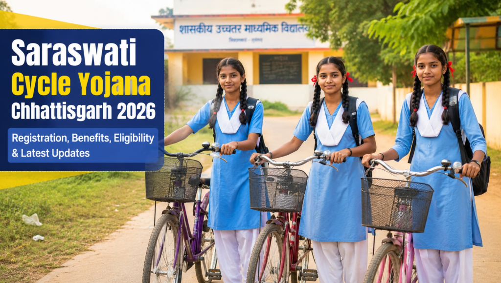 Saraswati Cycle Yojana Chhattisgarh 2026: Registration, Benefits, Eligibility & Latest Updates
