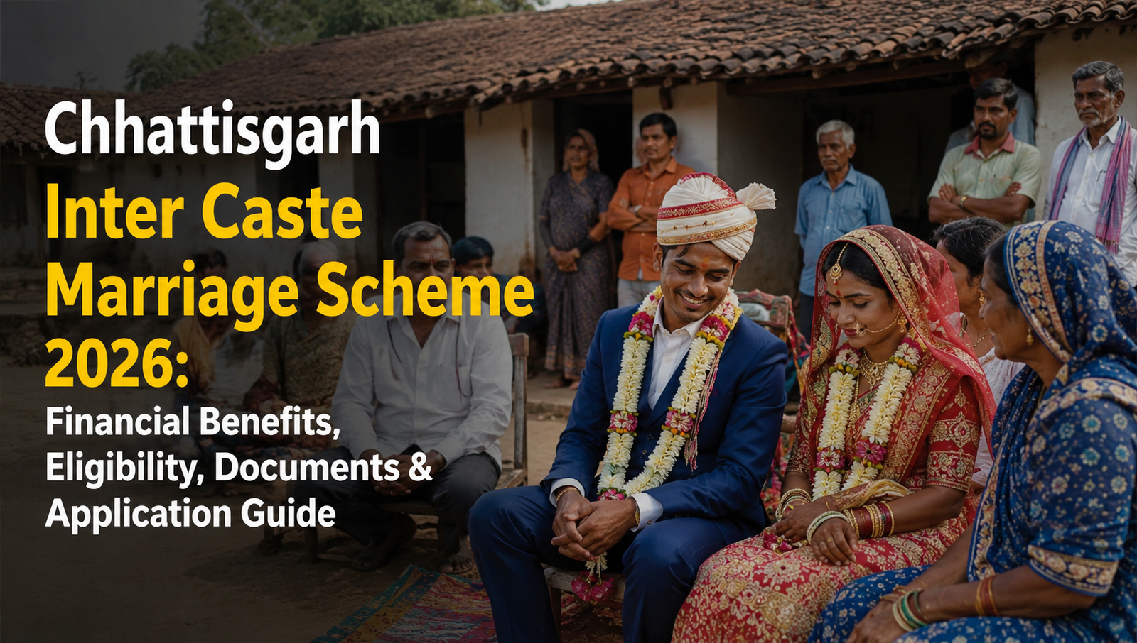 Chhattisgarh Inter Caste Marriage Scheme 2026: Financial Benefits, Eligibility, Documents & Application Guide